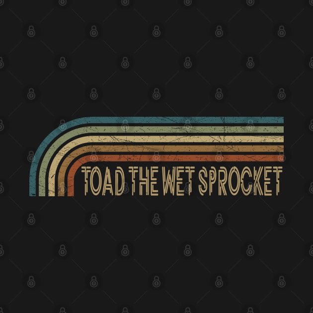 Toad the Wet Sprocket Retro Stripes by paintallday