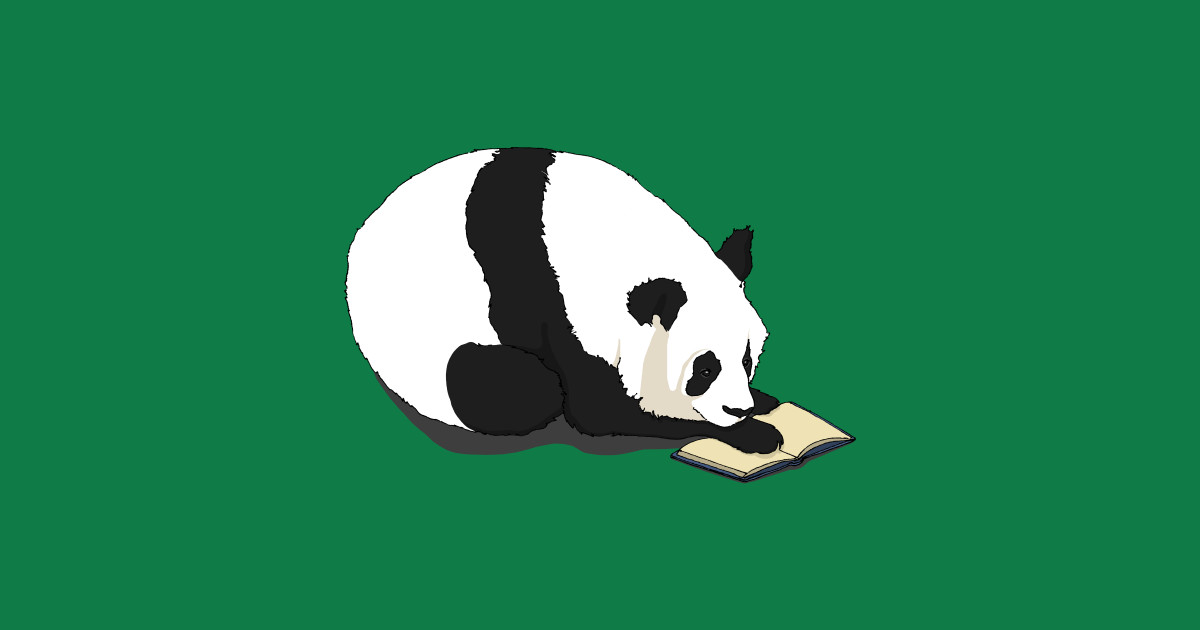 Малыш панда день и ночь. Panda reader. Панда с книгой. Panda reader. Panda reader.