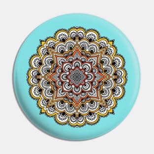 Mandala Blossom Pin