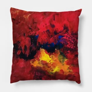 Red art Pillow