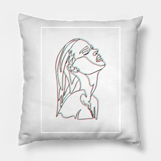 Minimalistic Woman Pillow