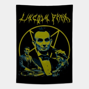 LINCOLN PARK Metal Band Alternate Universe Parody (Green) Tapestry