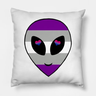 Biromantic Grey Ace Pillow