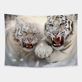 Tiger Animal Nature Majestic Wilderness Tapestry