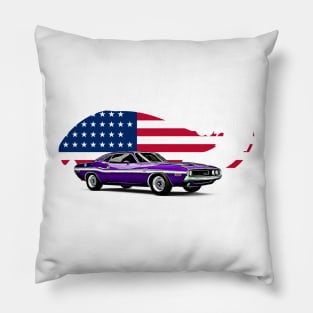 Plymouth USA Print Pillow