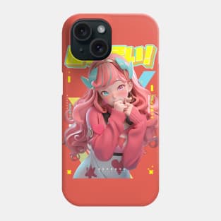 Cutie pie - Be Proud Selection | Anime Manga Cute Anime Girl In Love Pop Art Design | PROUD OTAKU Phone Case