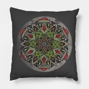 Photosynthesis Mandala T-shirt Pillow