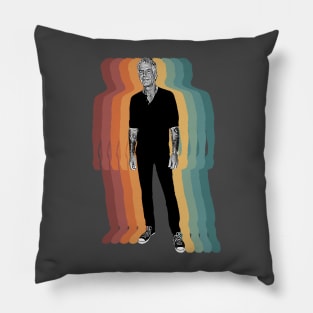 Anthony Bourdain Rainbow Pillow