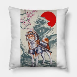 The Samurai Legend Shiba Inu Pillow