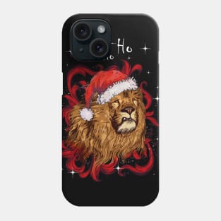 lion face christmas humor sweater Phone Case