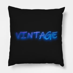 Vintage Text Pillow