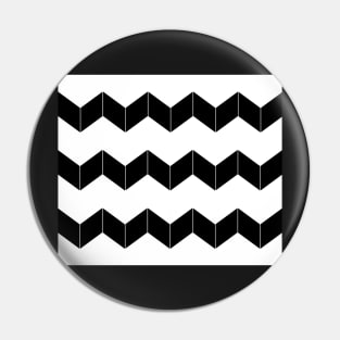 Abstract geometric pattern - zigzag - black and white. Pin