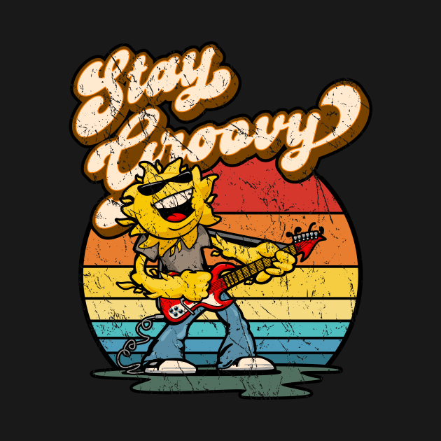 Stay Groovy Retro Rockin’ Summer Sun by hobrath