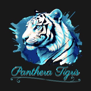 PANTHERA TIGRIS SIBERIAN TIGER WHITE ABSTRACT T-Shirt