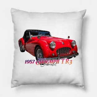 1957 Triumph Tr3 Cabriolet Pillow