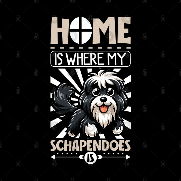 Home is with my Schapendoes by Modern Medieval Design