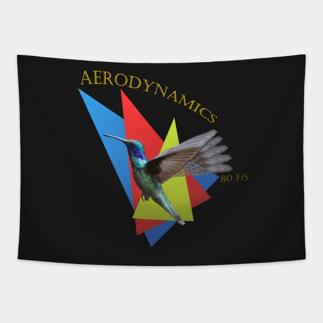 AeroDynamics Humming Bird Tapestry by i2studio