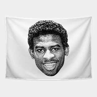 Deion Sanders Headshot Black Tapestry