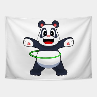 Panda Fitness Gymnastics Sports Tapestry