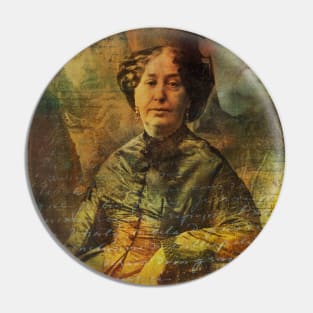 Collage Art George Sand Pin