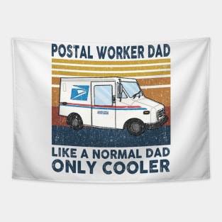 Postal Worker Dad Tapestry