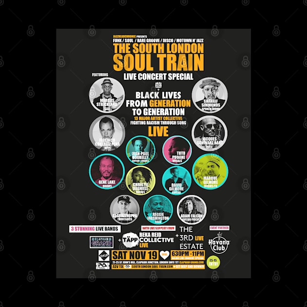 POSTER - THE SOUTH LONDON - SOUL TRAIN by Promags99