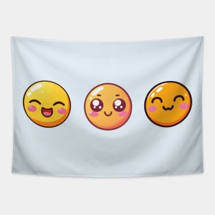 Happy Smiley Faces Pack Tapestry