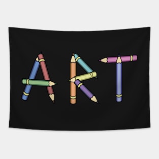 Pencils pattern Tapestry