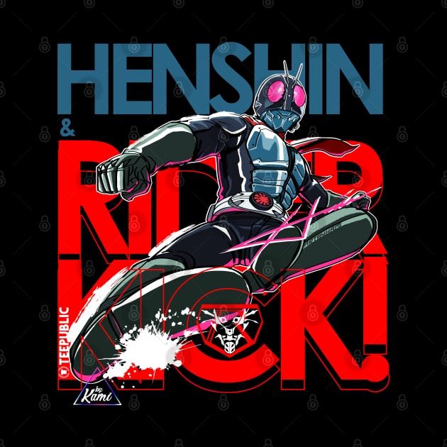 Hen-Shin & Rider Kick Color by Hamimohsin