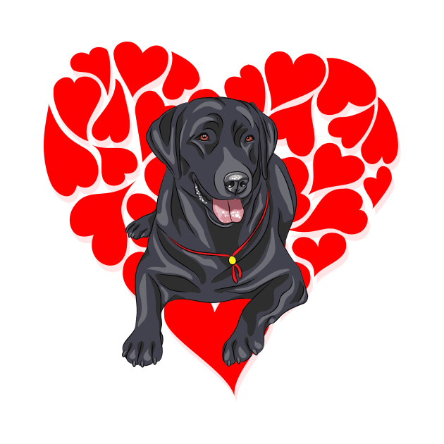 Labrador Queen of Hearts! Especially for Labrador Retriever owners! by rs-designs