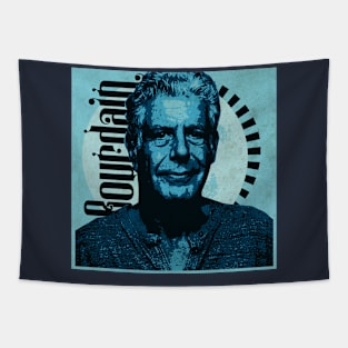 Bourdain Tribute Poscard Tapestry