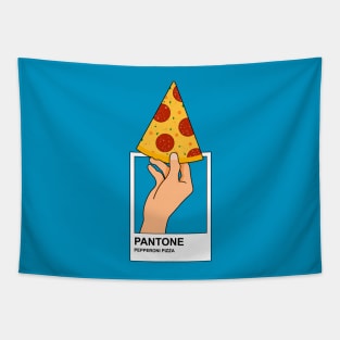 Pepperoni Pizza Color Tapestry