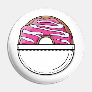 Doughnut in a pocket Pin