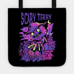 Scary Terry Graphic Design Tote