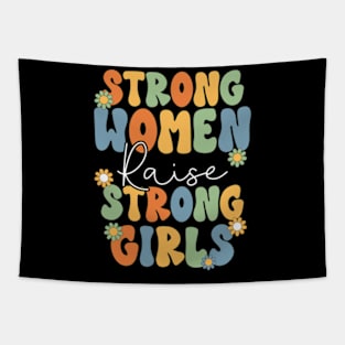 strong women raise strong girls Tapestry