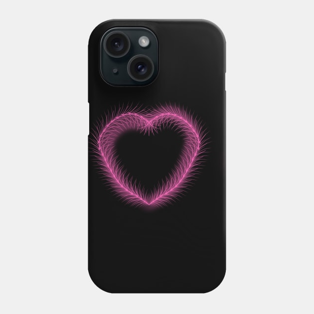 Love neon sign Phone Case by Fadmel