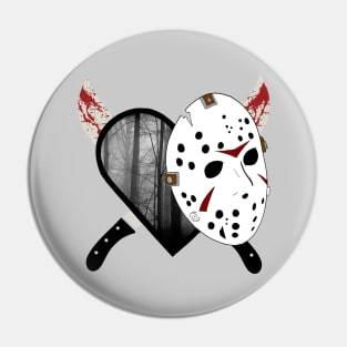 Love Horror - Jason Voorhees - Friday the 13th Pin