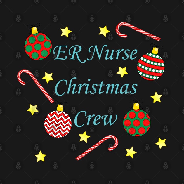 ER Nurse Christmas Crew (Blue) by ziafrazier