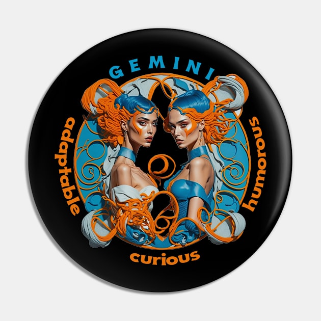 Design for Gemini with Funny Quotation_5 Pin by thematics