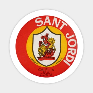 Barcelona Sant Jordi Spain Travelling Magnet