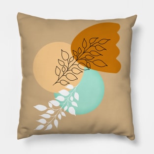 MINIMALIST BOHO LEAVES _ SIMPLE AND STYLISH Pillow