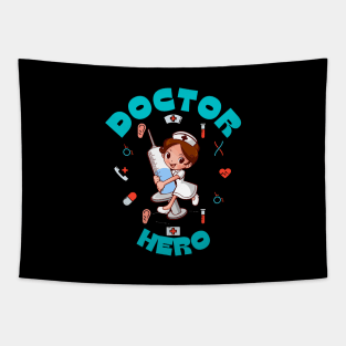 Doctor My Superhero Tapestry