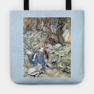 Becuma of the White Skin - Irish Fairy Tales - Arthur Rackham Tote