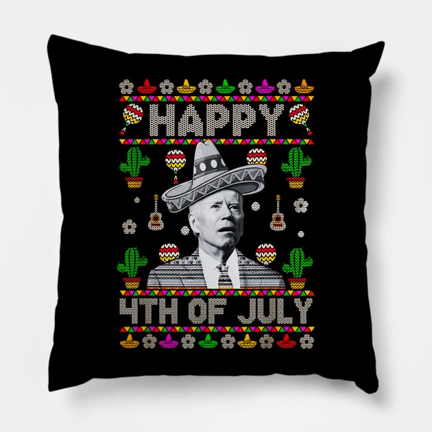 Happy 4th of july Pillow by Dreamsbabe