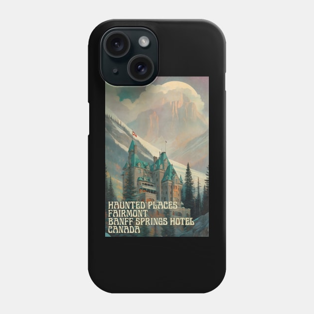 Haunted Places Fairmont Banff Springs Hotel Canada Phone Case by DanielLiamGill