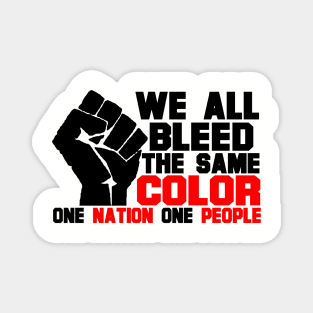 ONE NATION ONE PEOPLE- USA Magnet