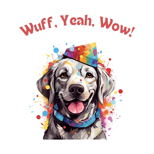 Woofy Adventure - Funny Dog Design by NedisDesign