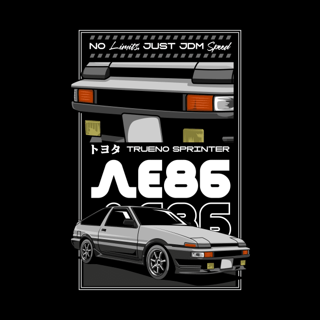 Trueno AE86 Drift Car by milatees