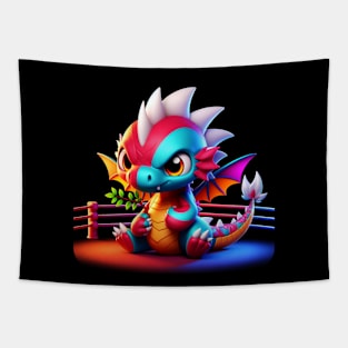 Rufie the Dragon - Wrestling #57 Tapestry