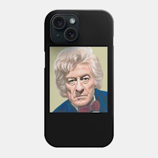 THREE Jon Pertwee third fan art tribute phone case hoodie tee Phone Case